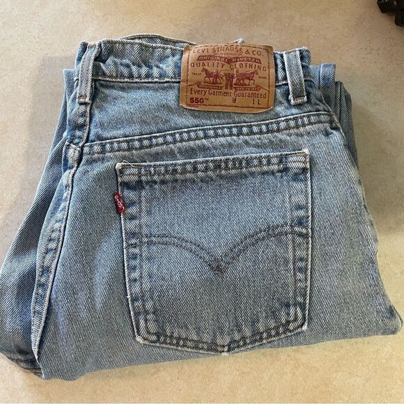 Levi’s 550 Tapered Relaxed fit Women’s Jeans size 14L 14 L 90s Y2K vintage - Picture 4 of 4